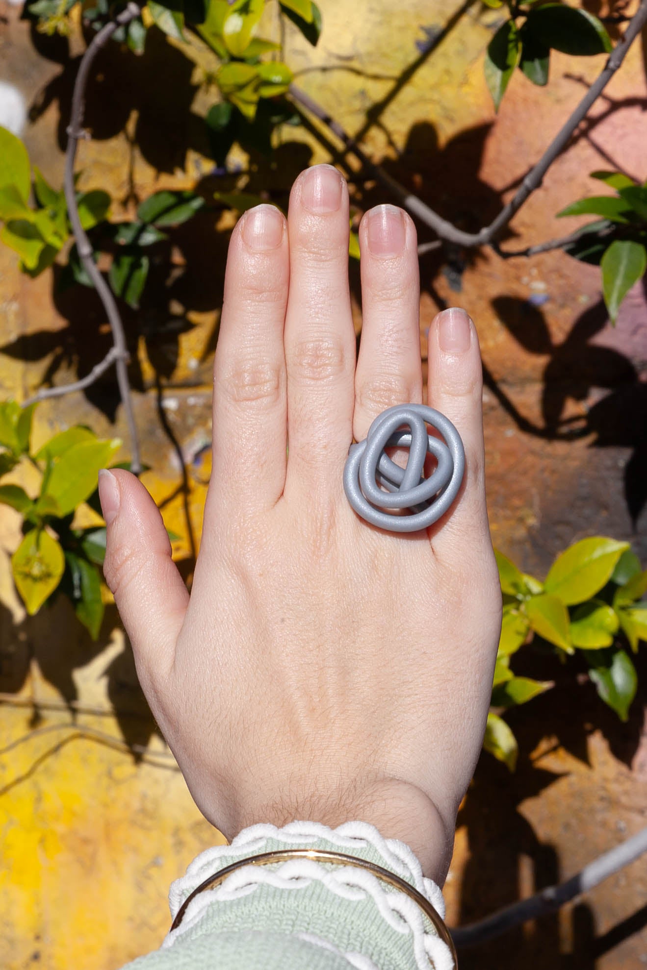 Bague Zig Mat - Metal