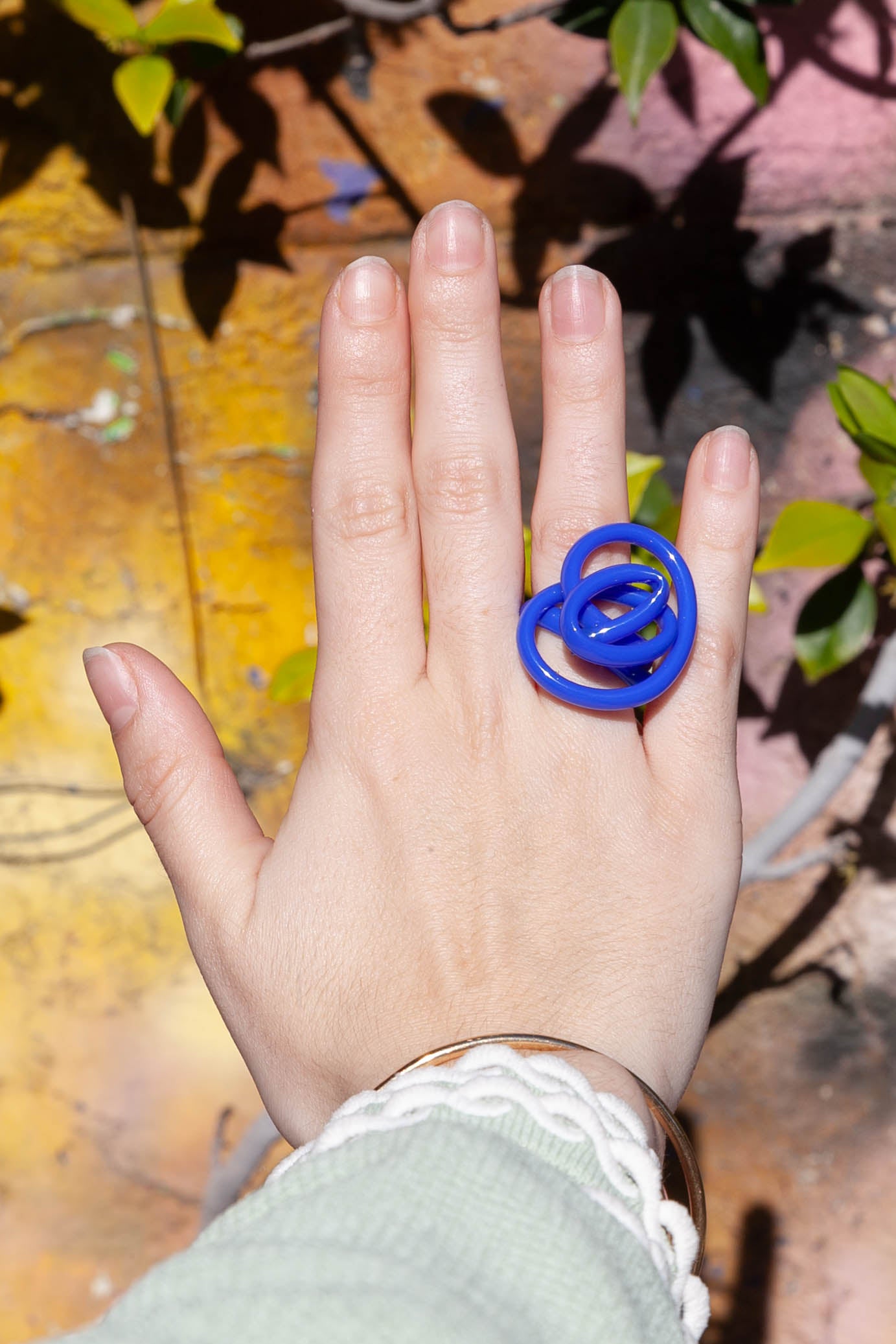 Bague Zig Shiny - Bleu