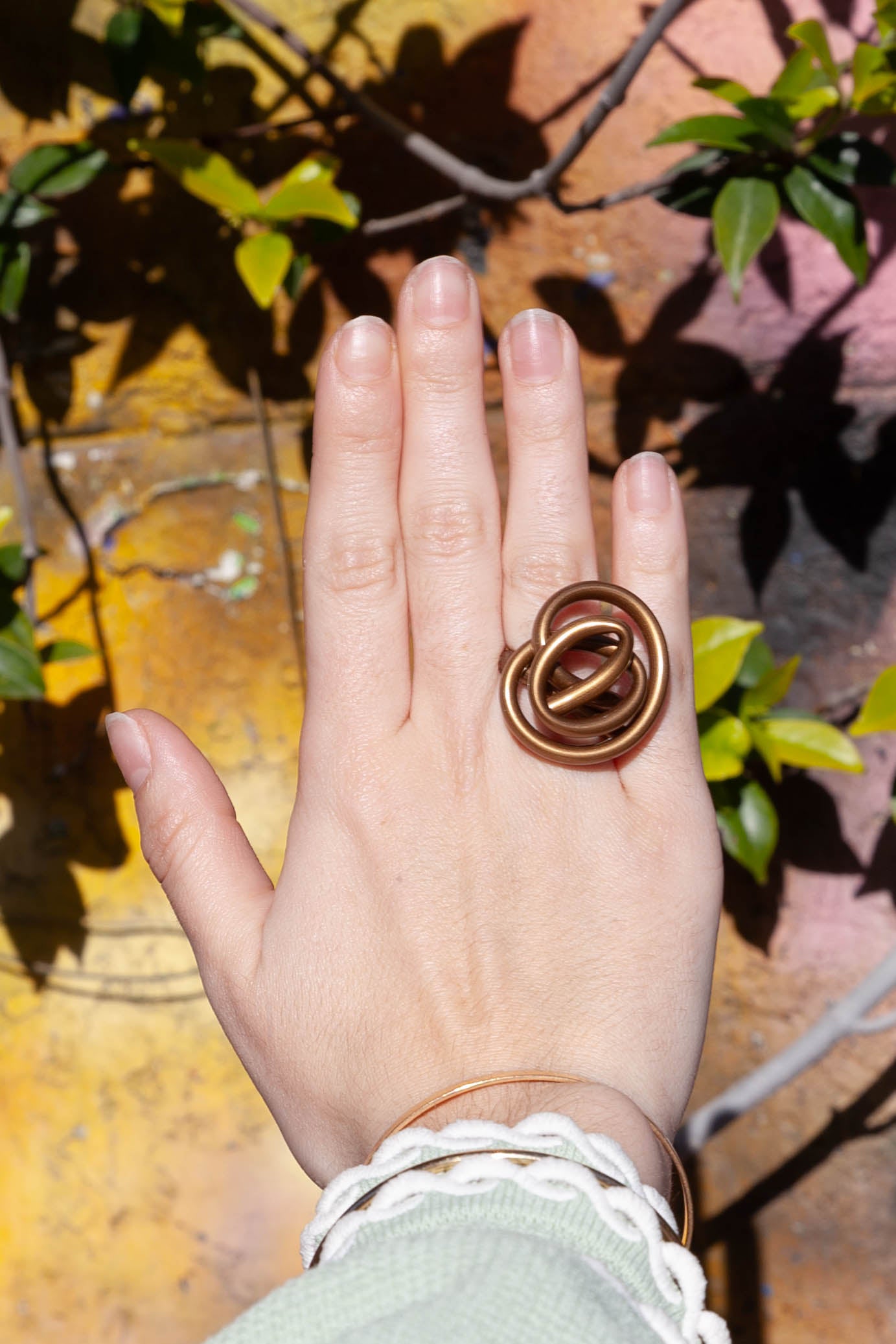 Bague Zig Shiny - Bronze
