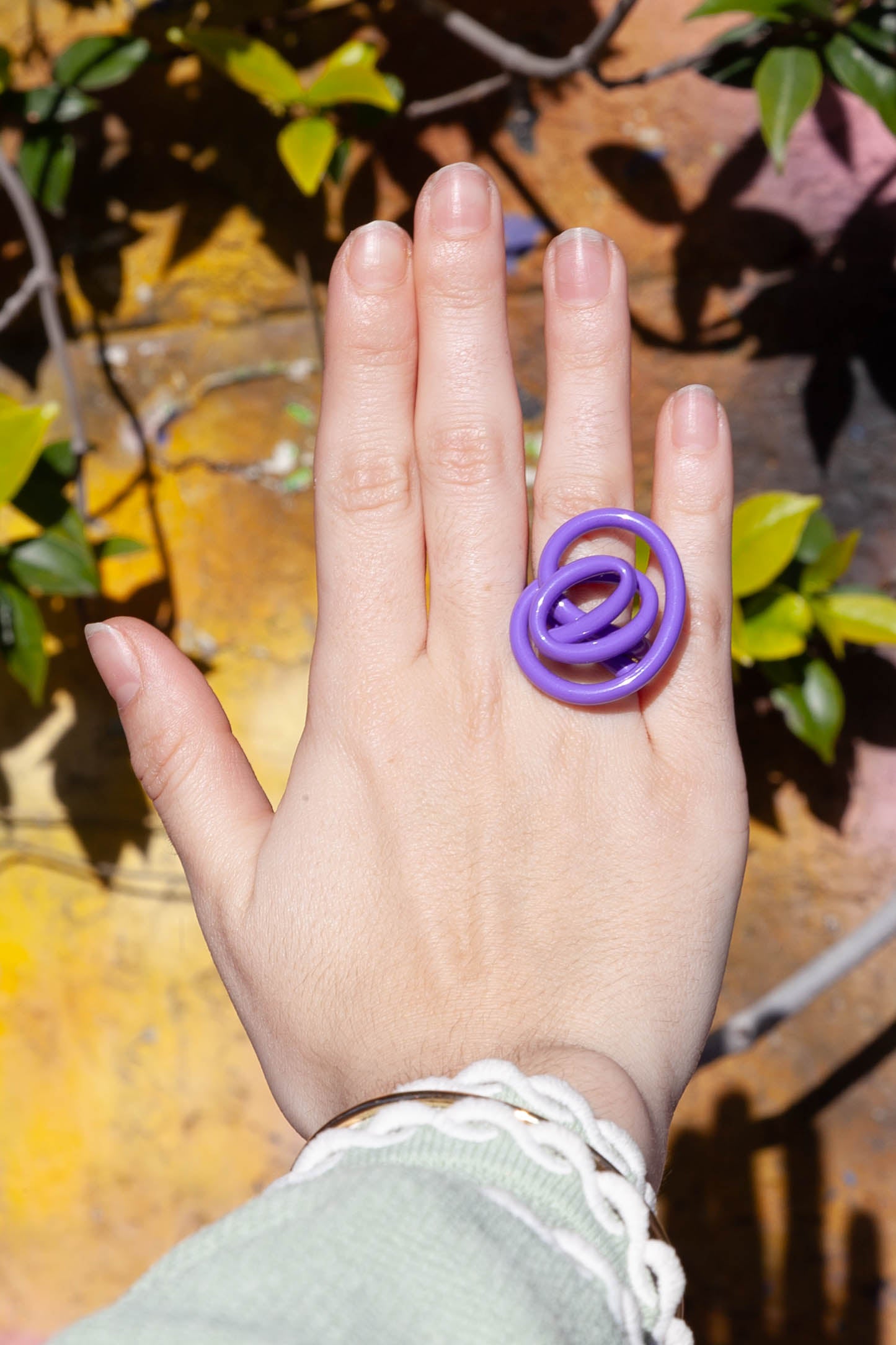 Bague Zig Shiny - Violet