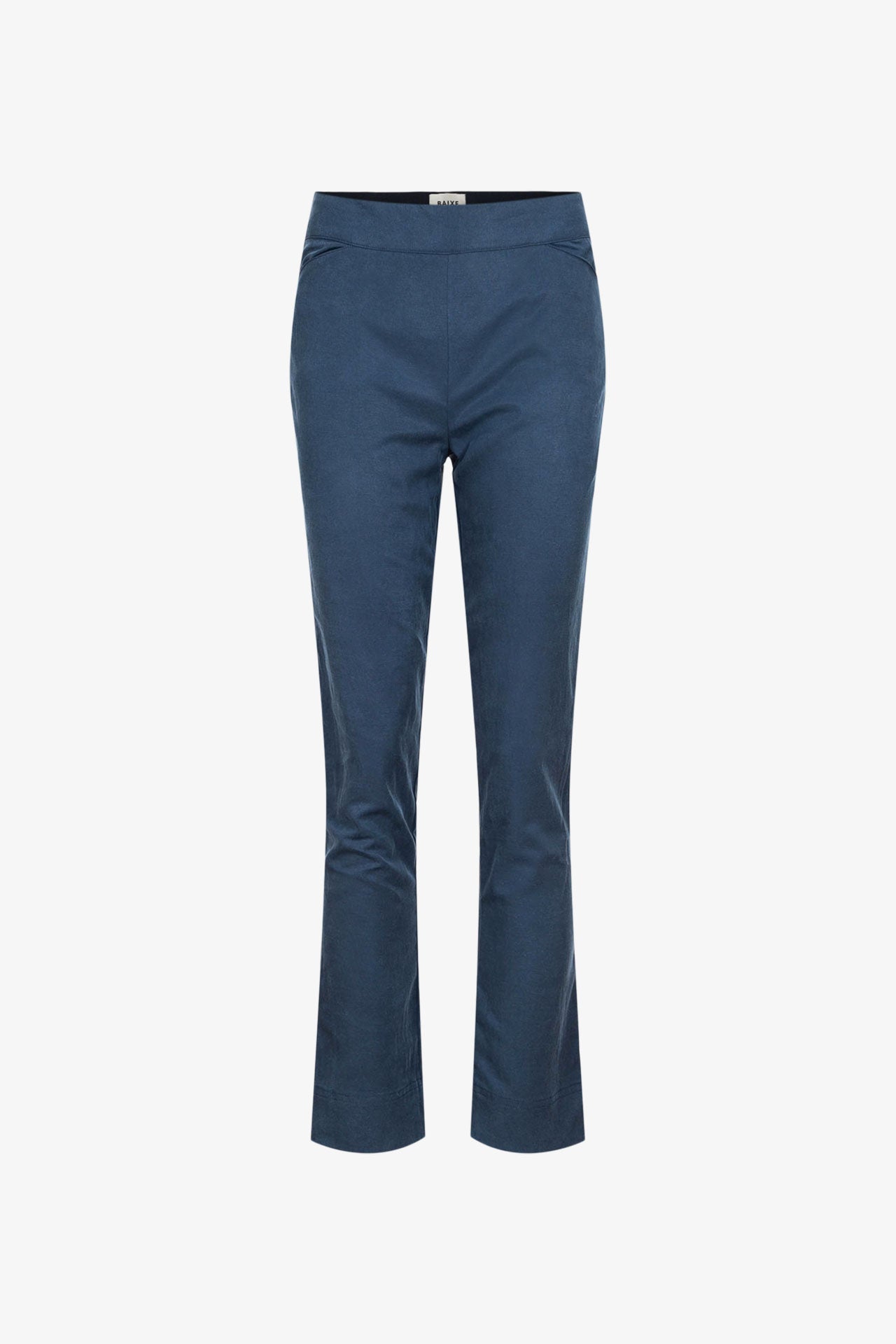 Pantalon Slim Tencel Marine