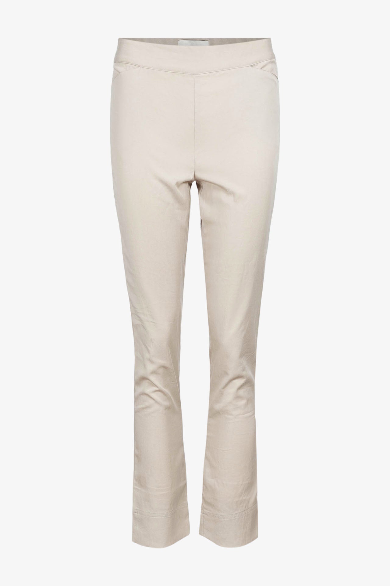 Pantalon Slim Tencel Beige