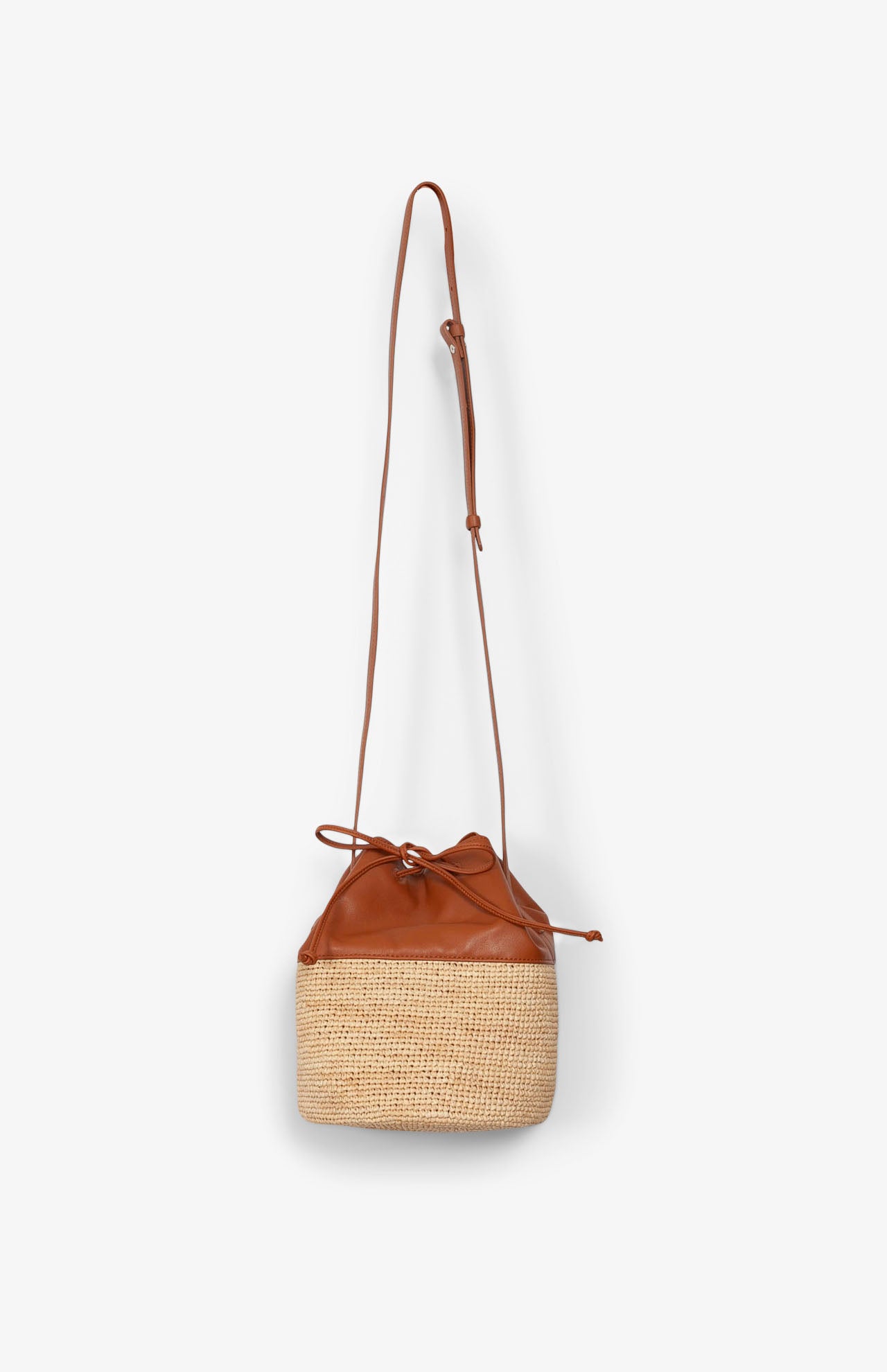 Héméra Havana Leather Bucket Bag