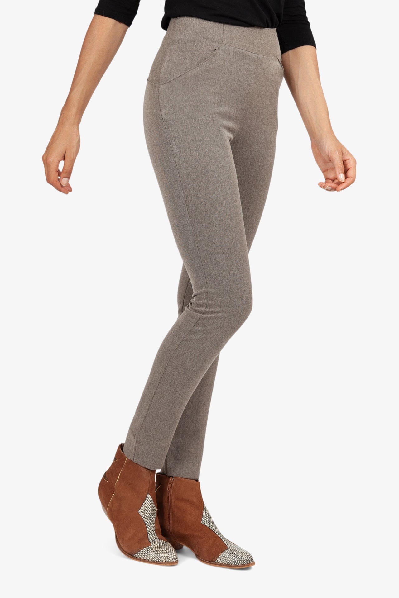 Pantalon Jockey Gabardine Taupe