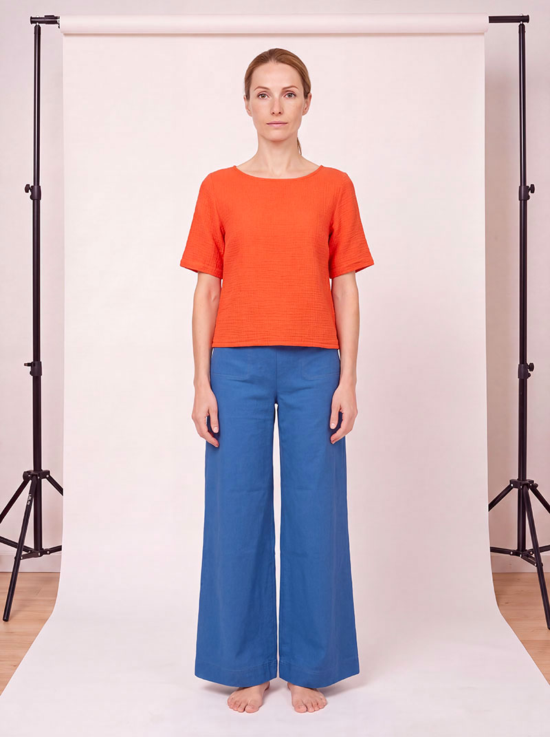 Top Ocoude Gaze Orange Clementine