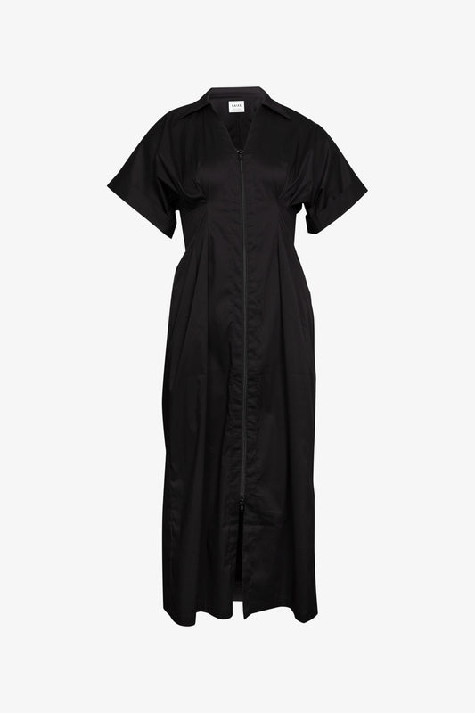 Corset Dress Zip Poplin Flower