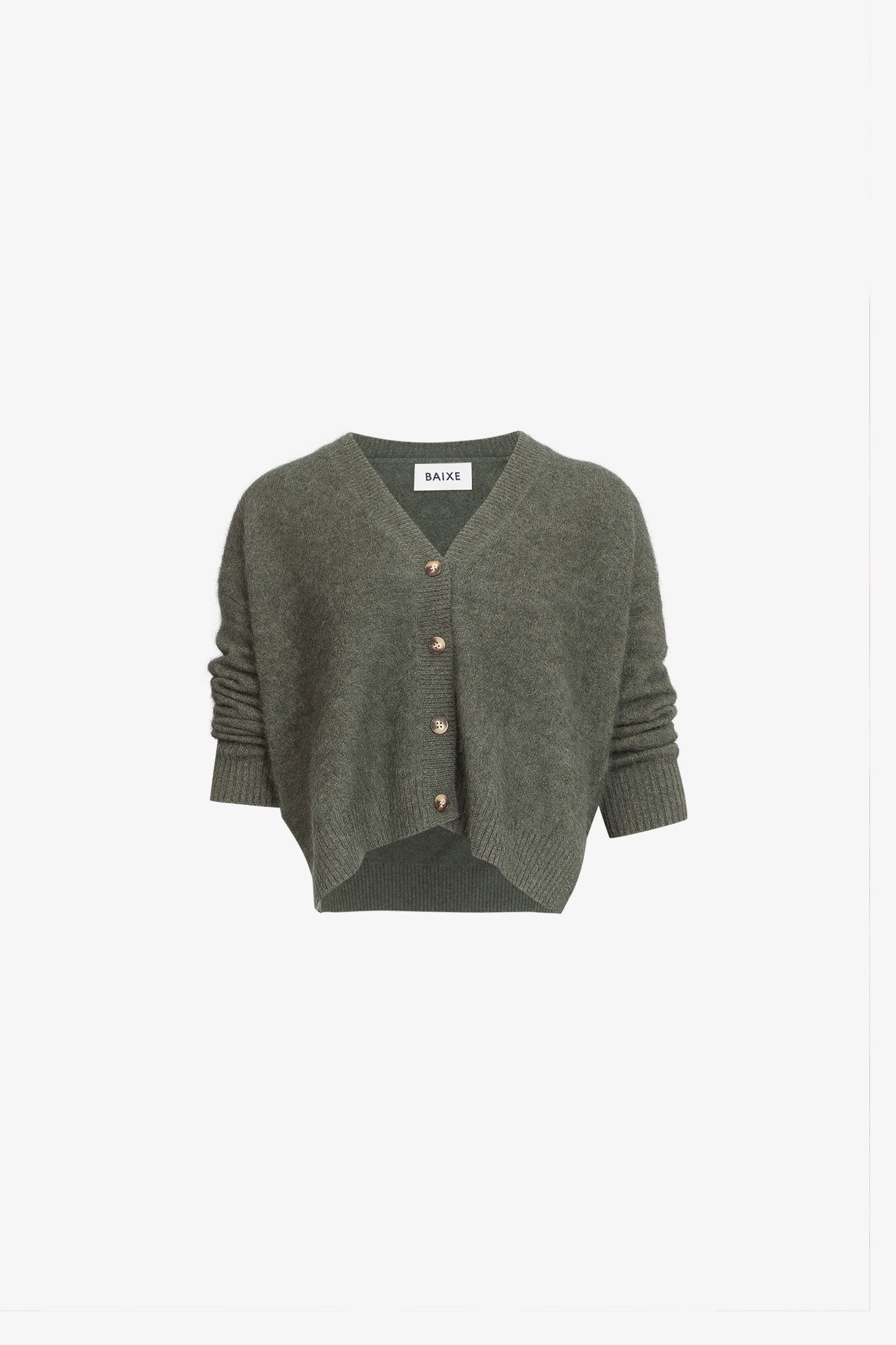 Gilet Boutonne Raccoon Sauge Grise