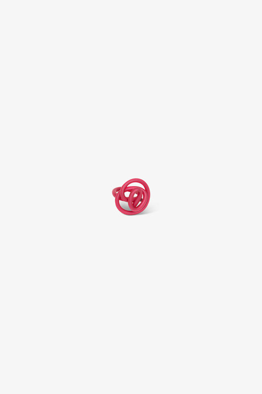 Bague Zig Mat - Framboise