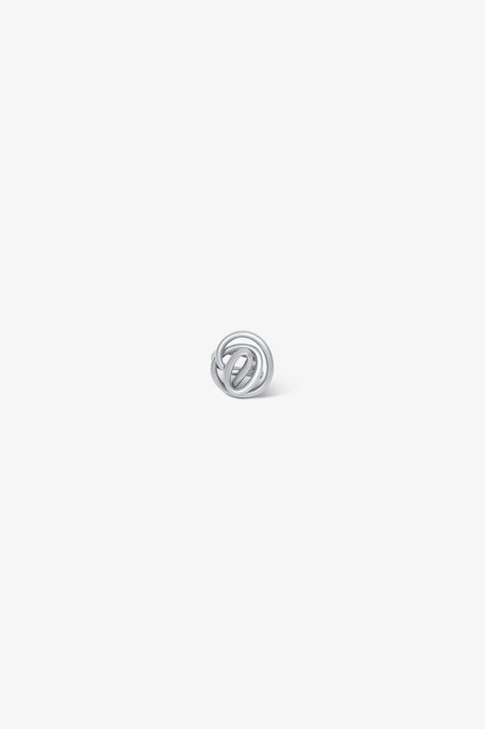Bague Zig Mat - Argent clair