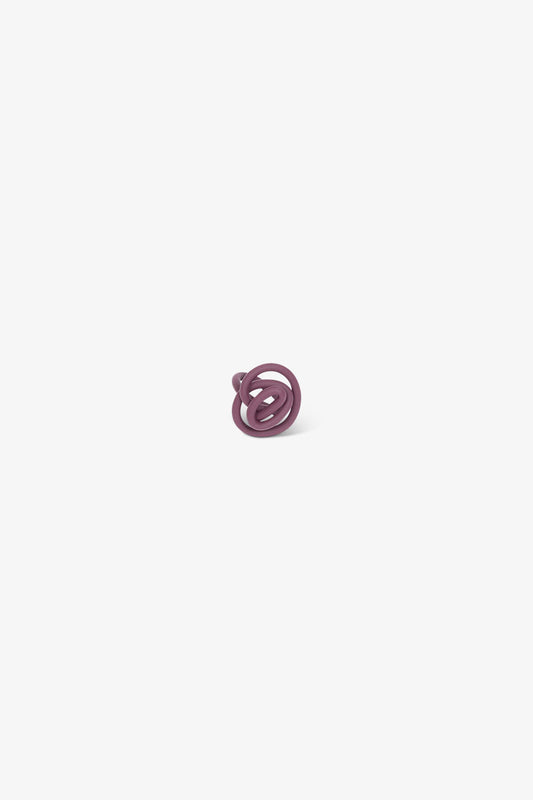 Bague Zig Mat - Prune douce