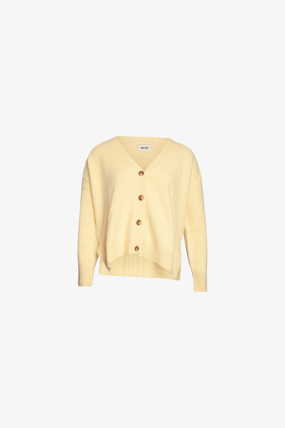 Gilet Boutonné fendu Raccoon - Jaune Beurre