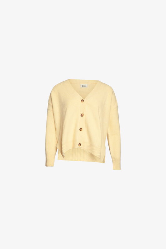 Gilet Boutonné fendu Raccoon - Jaune Beurre