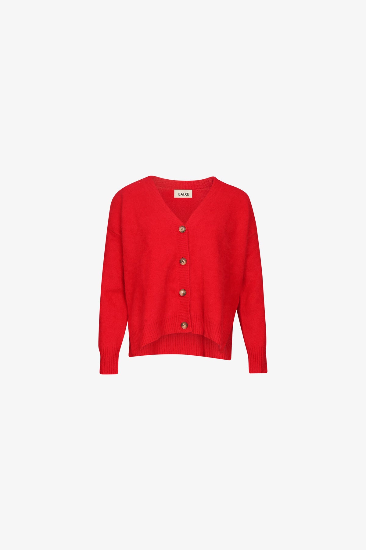 Gilet Boutonné fendu Raccoon - Rouge Cerise