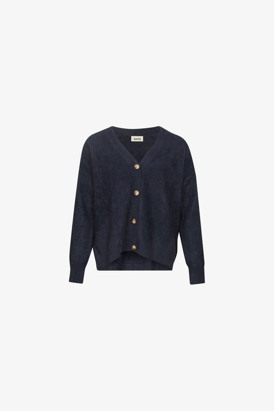 Gilet Boutonné fendu Raccoon - Bleu Nuit