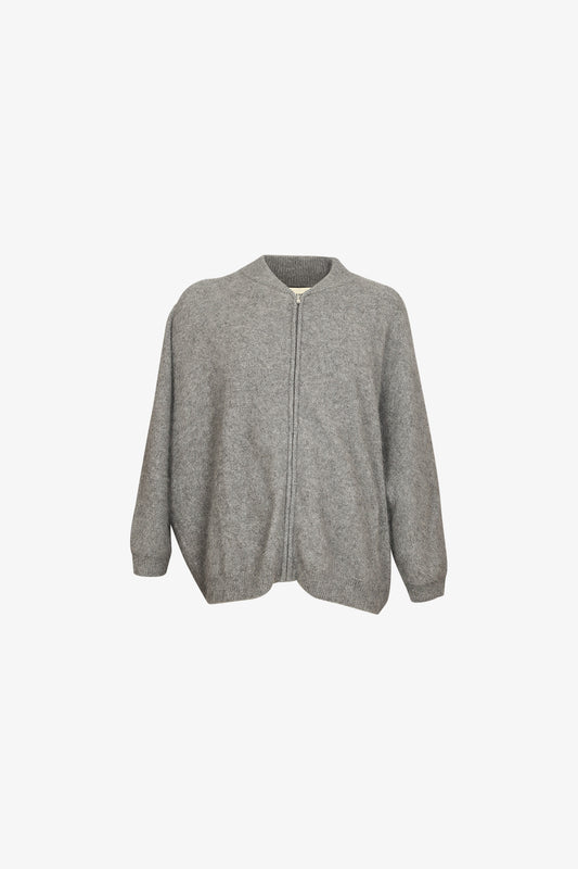 Veste Bomber zip Raccoon - Gris Hibou