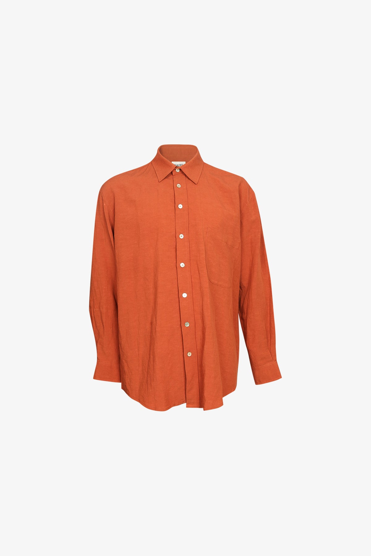 Chemise Super Relax Lin Viscose Terracotta