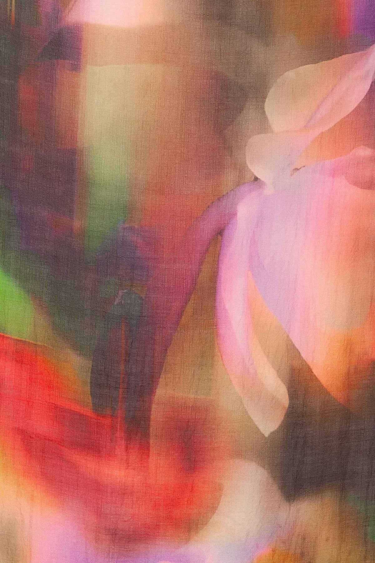 Echarpe Aquarelle Mauve - Laine