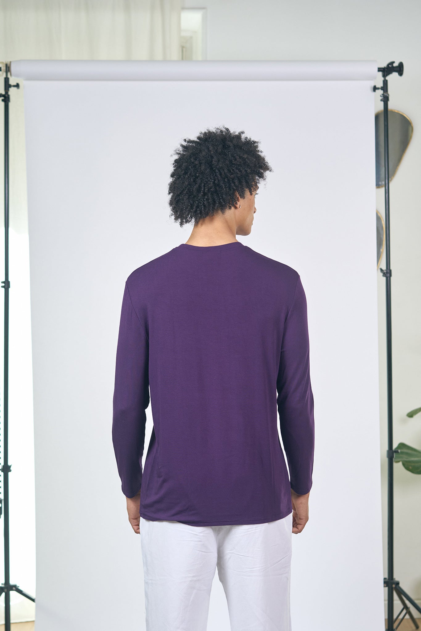 Long Sleeve T-Shirt Bamboo Violine