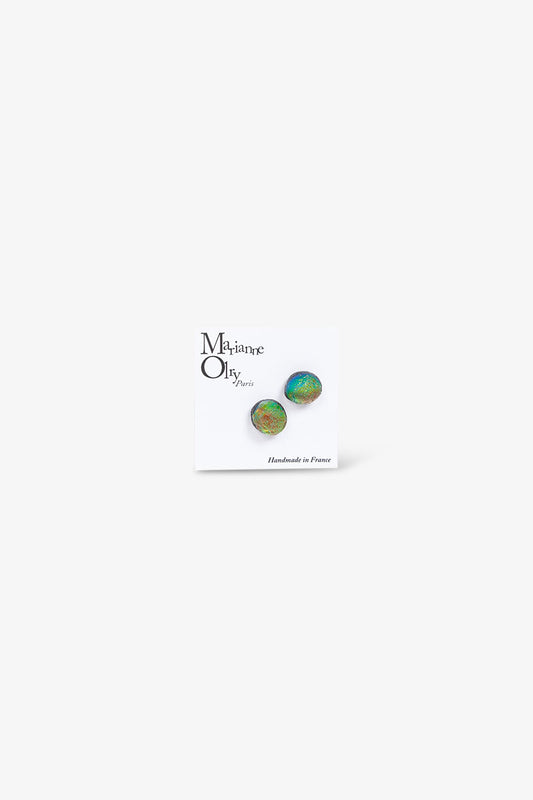 Boucles d'oreilles Météorites - Noir Mordoré