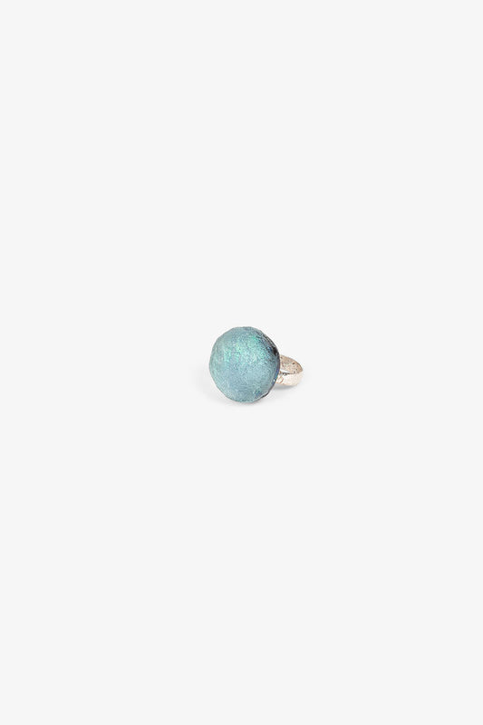 Bague Météorite - Bleu Pastel
