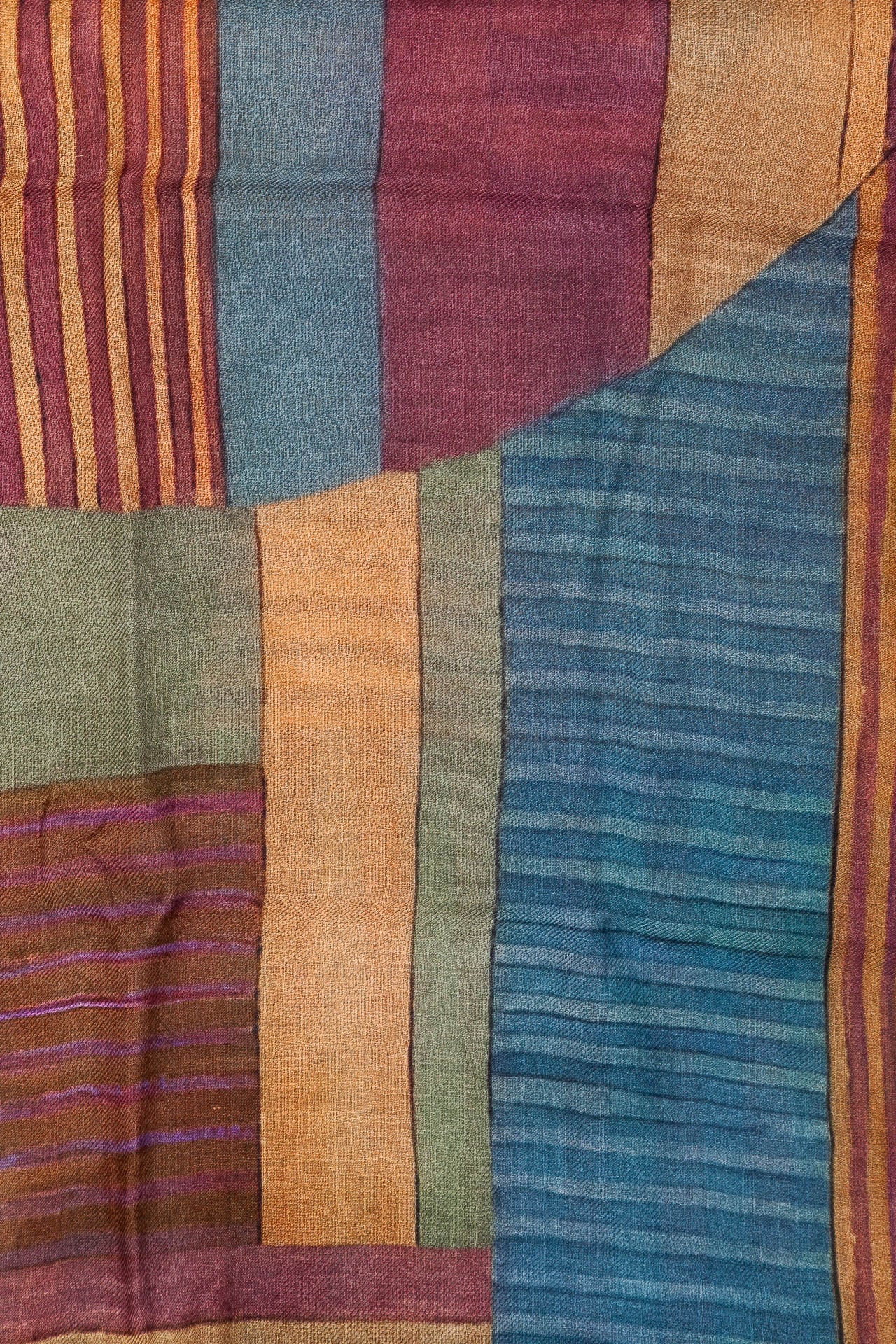 Bauhaus Echo Schal - Wolle & Seide