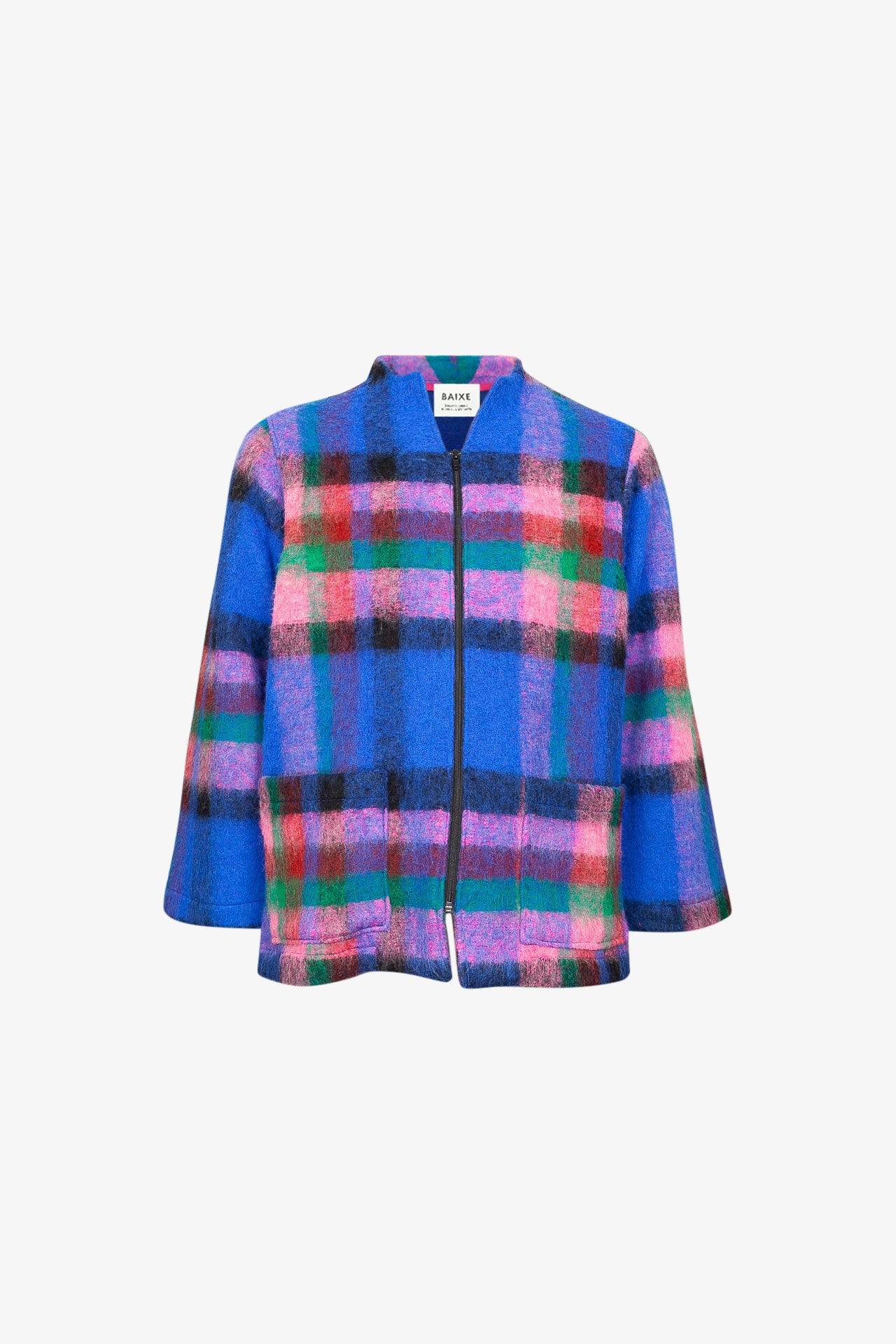 Veste Carrée Tartan Pop