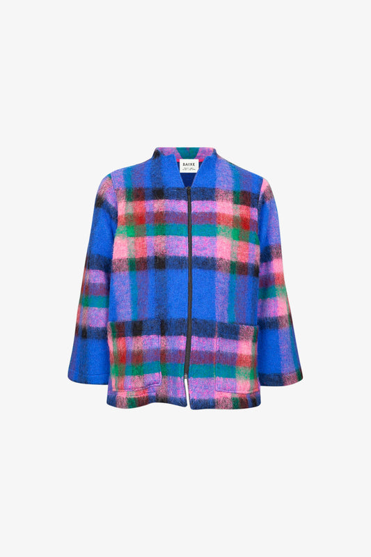 Veste Carrée Tartan Pop