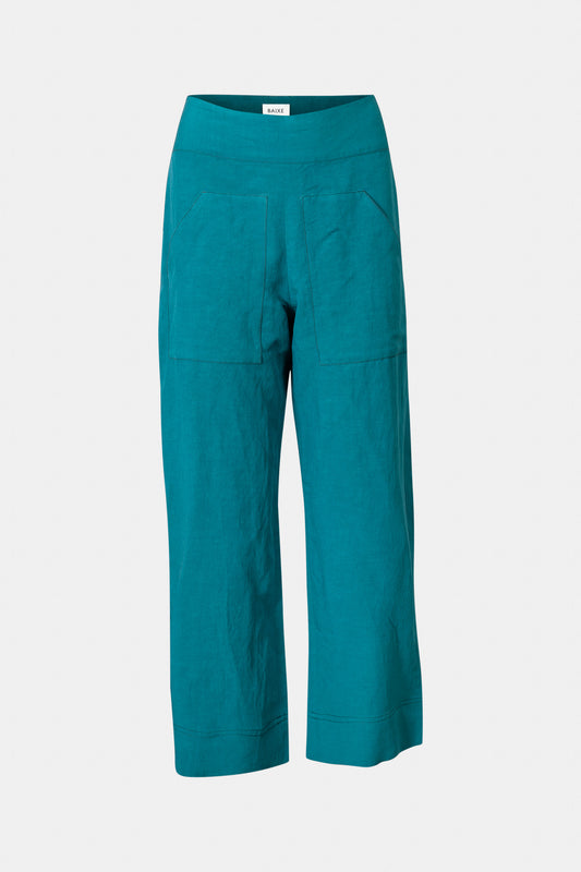 Pantalon Italien Lin Viscose Canard