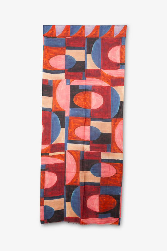 Echarpe Palette Bauhaus - Laine & soie