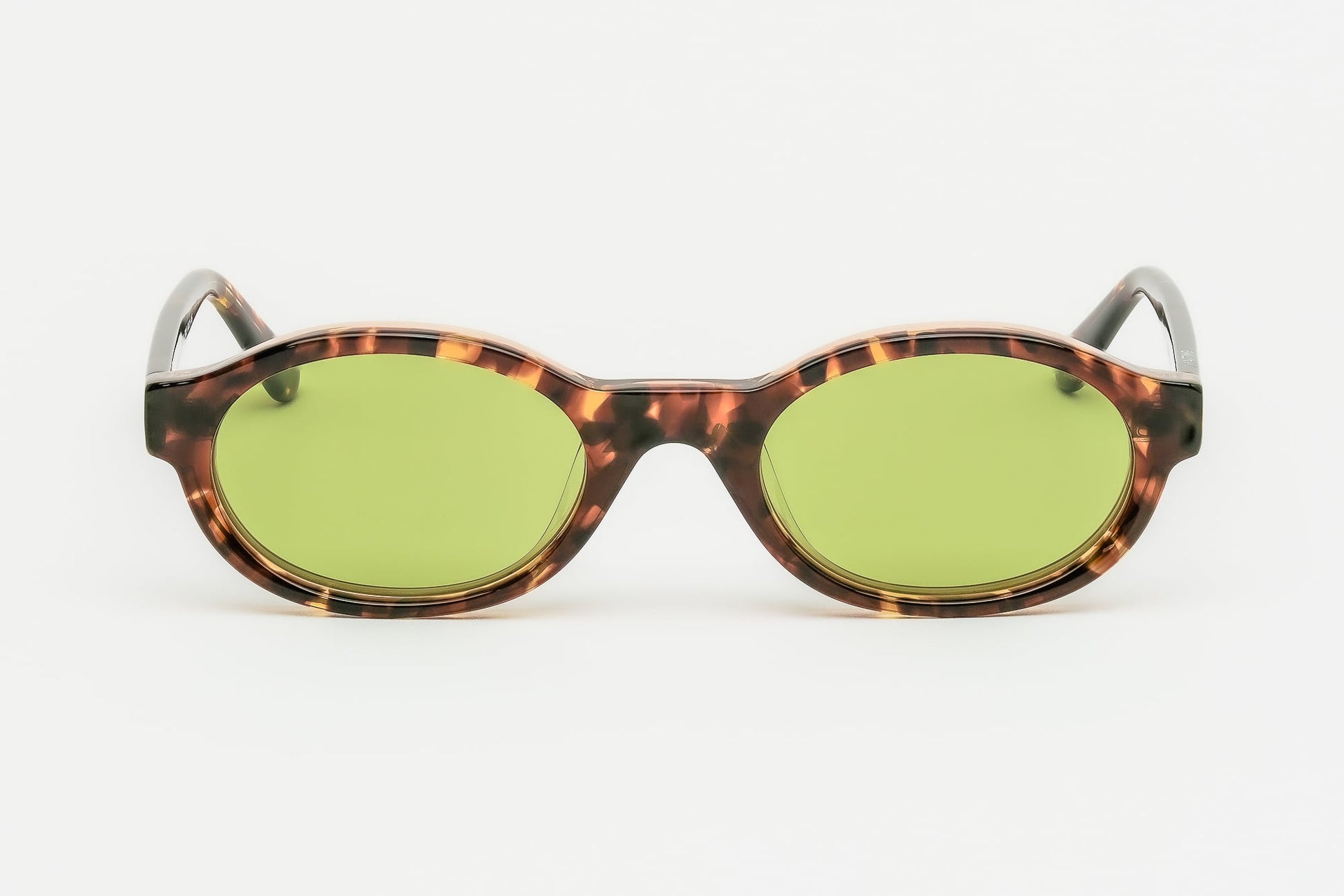 Kendall Ecaille Brune laminée cristal brun / Verres Vert profond — Waiting For The Sun (3)
