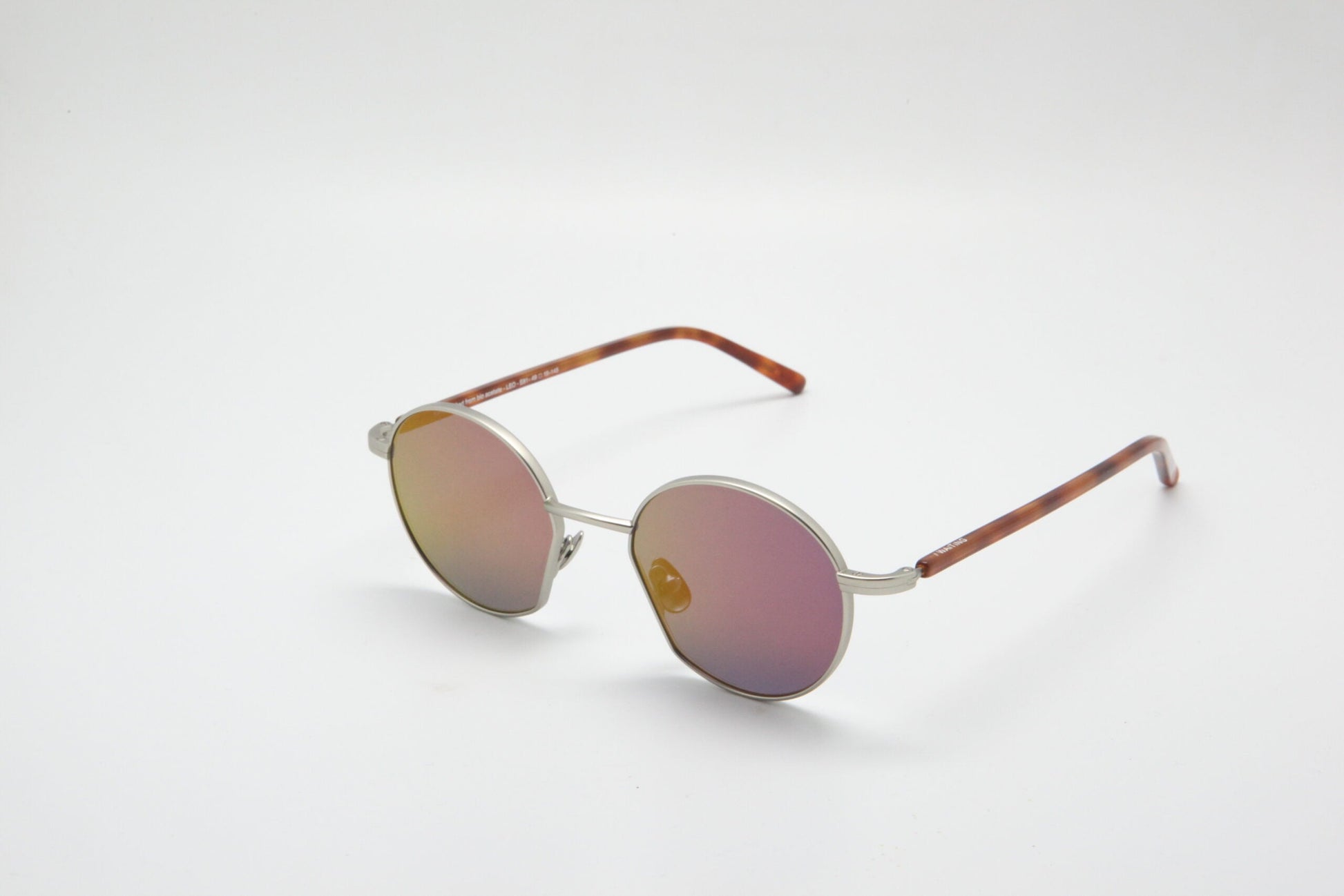 Leo Mat Silver - Écaille Blonde / Orange Mirror Verres — Waiting For The Sun (2)