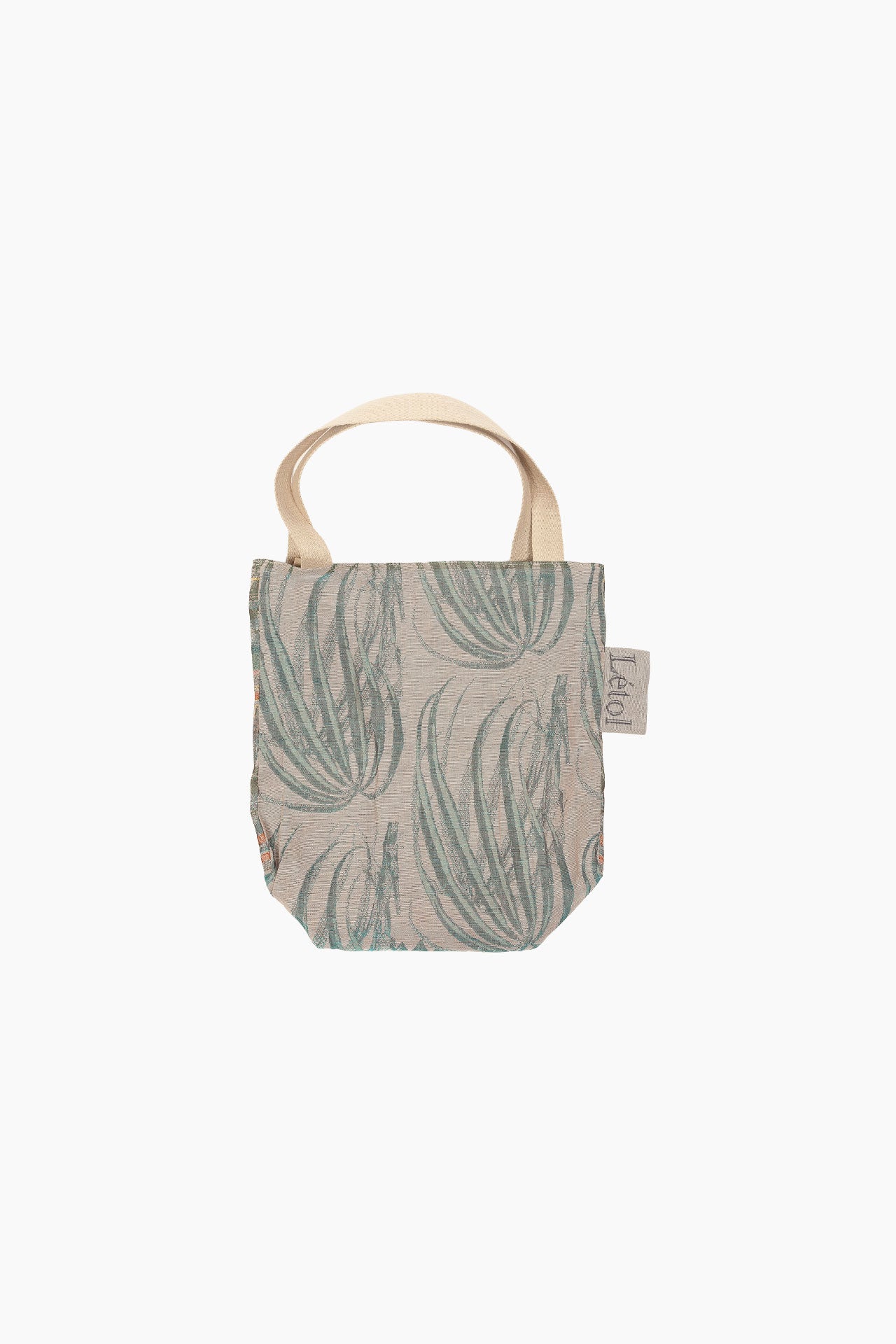 Sac à Two — Format Moyen | Jacquard Réversible en Coton Bio | Bleus