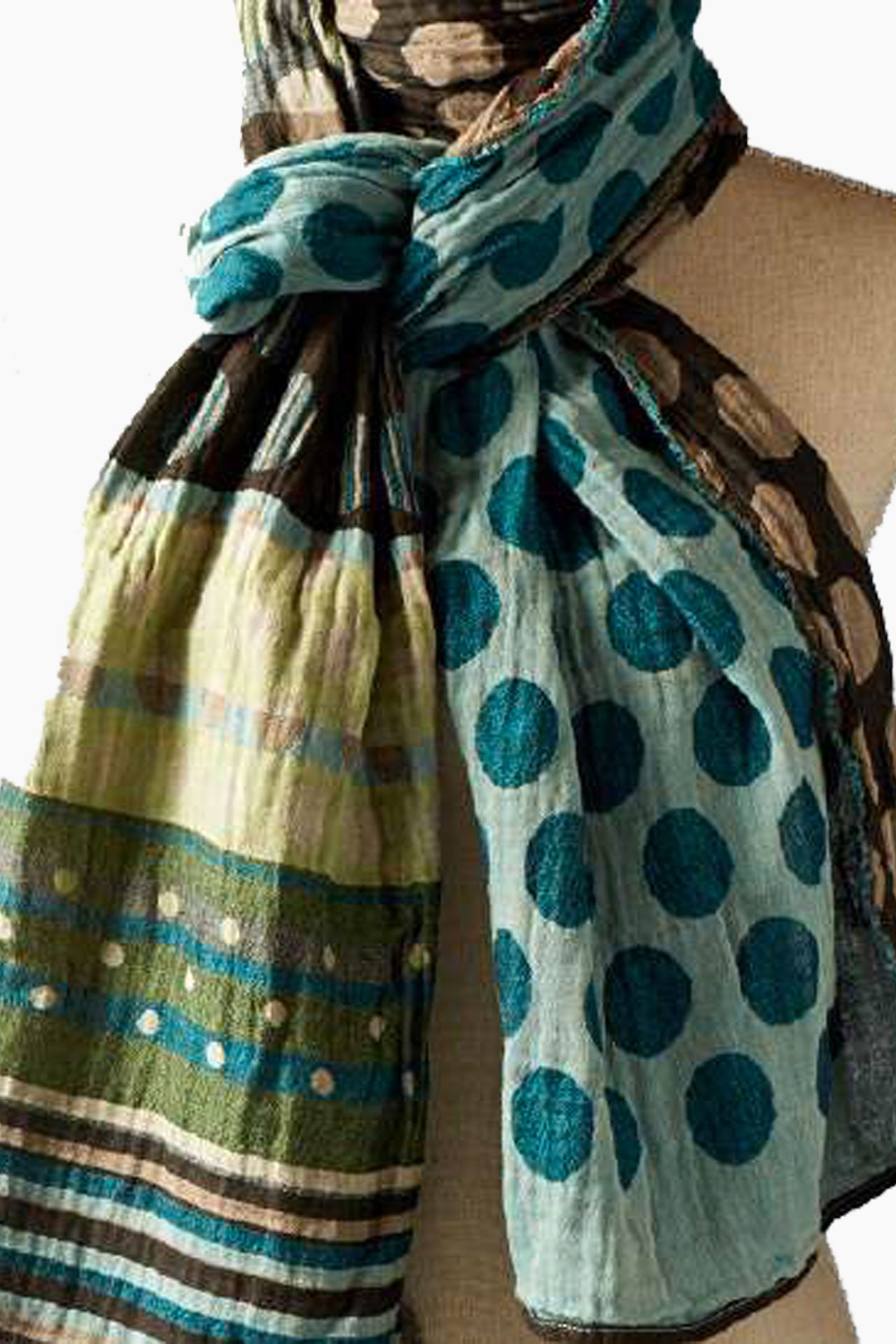 Coline Marron Turquoise