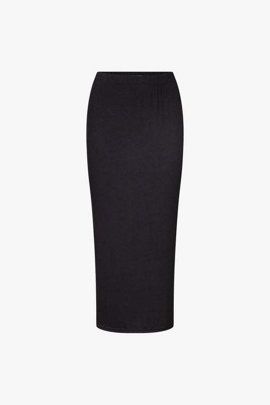 Jupe Mi-Longue Bambou Noir