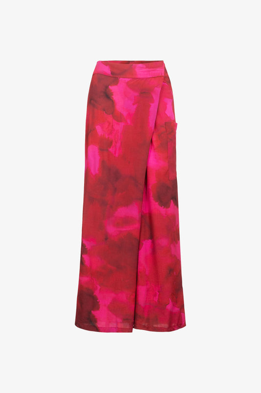 Pantalon Bali Camo Flou Rose