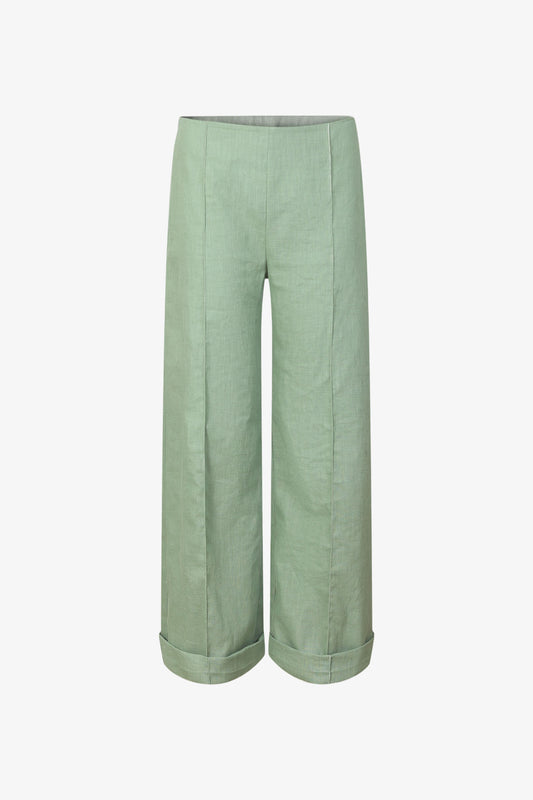 Prototype - Laure Green Linen Trousers