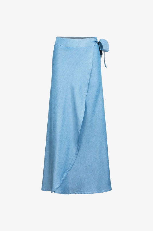 Prototype - Light Blue Tencel Leaf Skirt