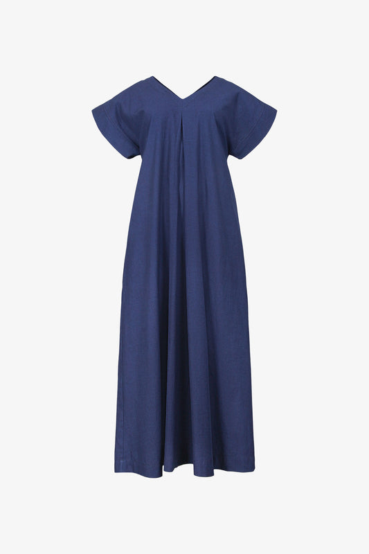 Robe W Bleu De Chine