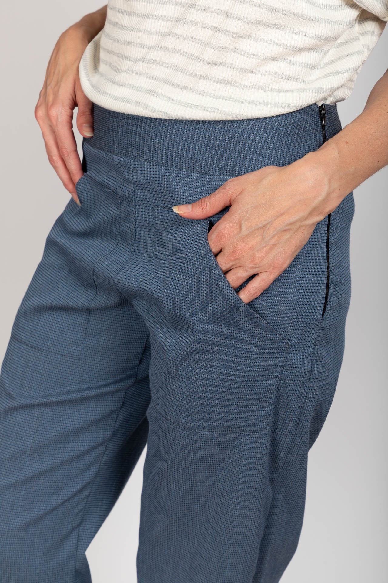 Gefälschte italienische Indigo-Hose