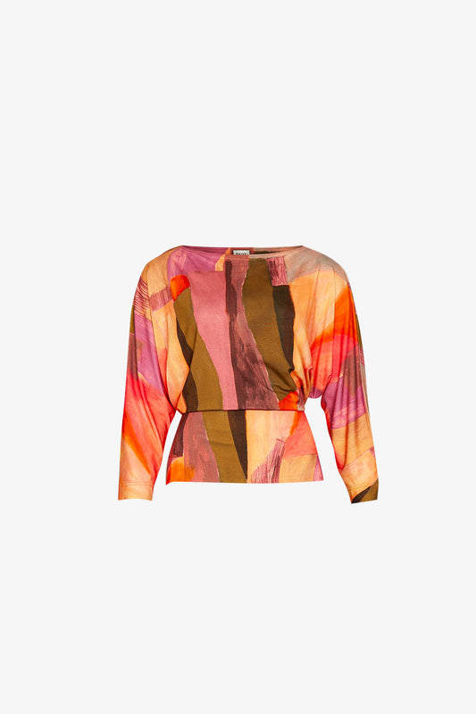 Top Boule Traces Corail