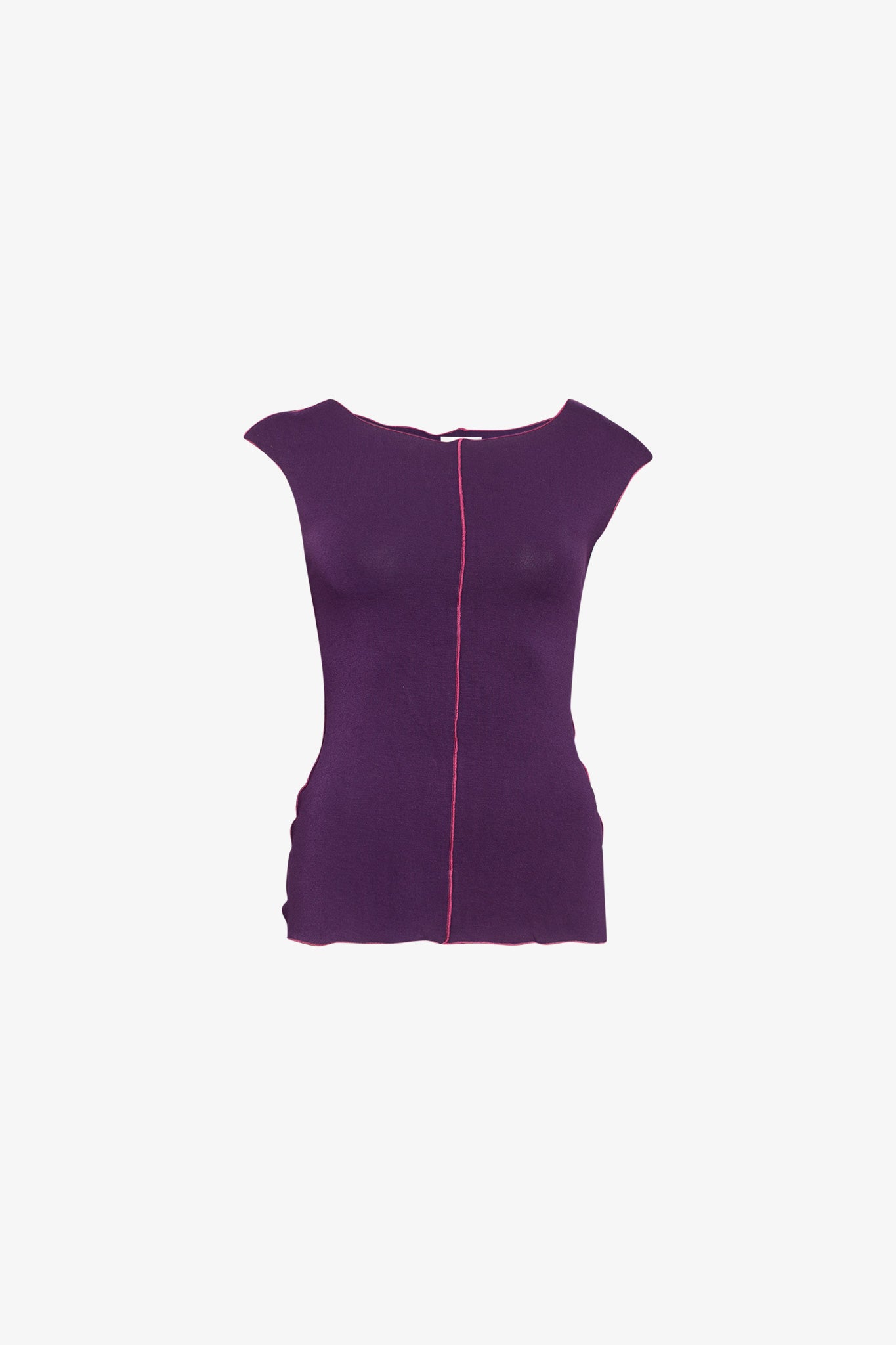 Top Mancheron Bambou Violine - Surcyclé