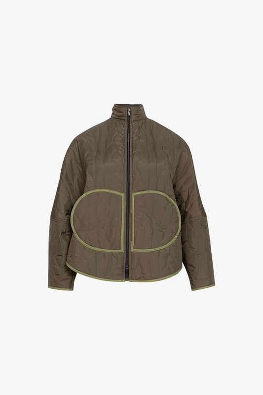Veste Paletot Ouatiné Kaki