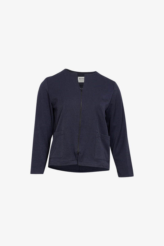 Veste Chacha Zip Gabardine Marine