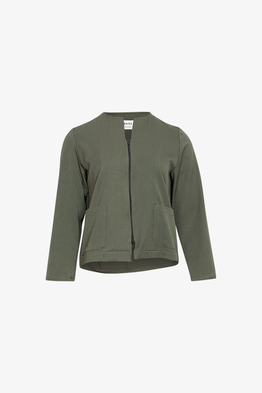 Veste Chacha Zip Gabardine Kaki