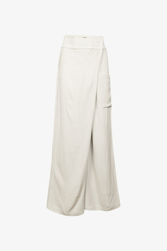 Pantalon Bali Lin Viscose Gris