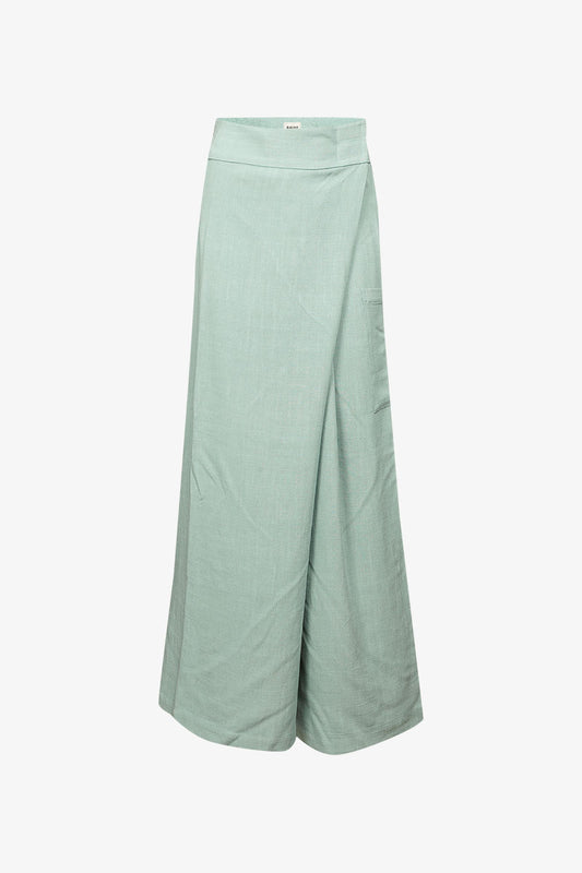 Pantalon Bali Lin Viscose Bleu Ciel