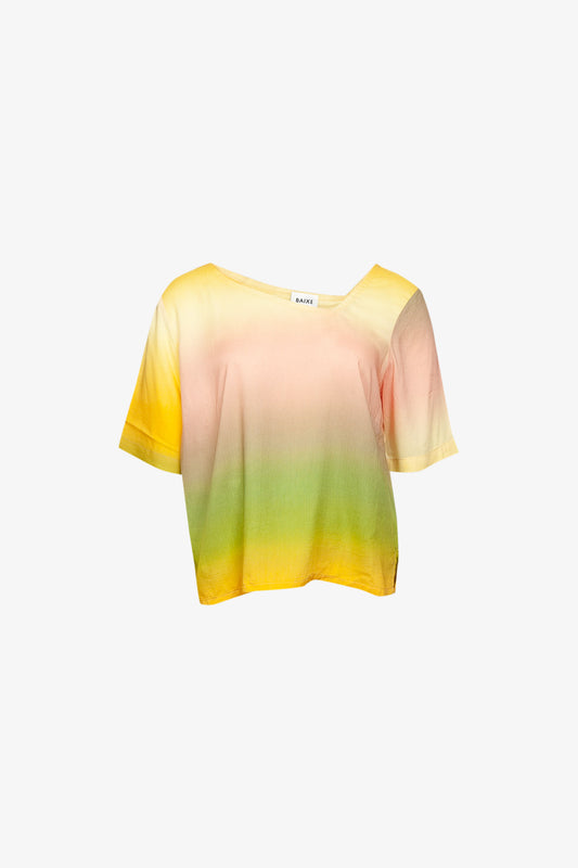 Top Asy Viscose Imprimé Dégradé