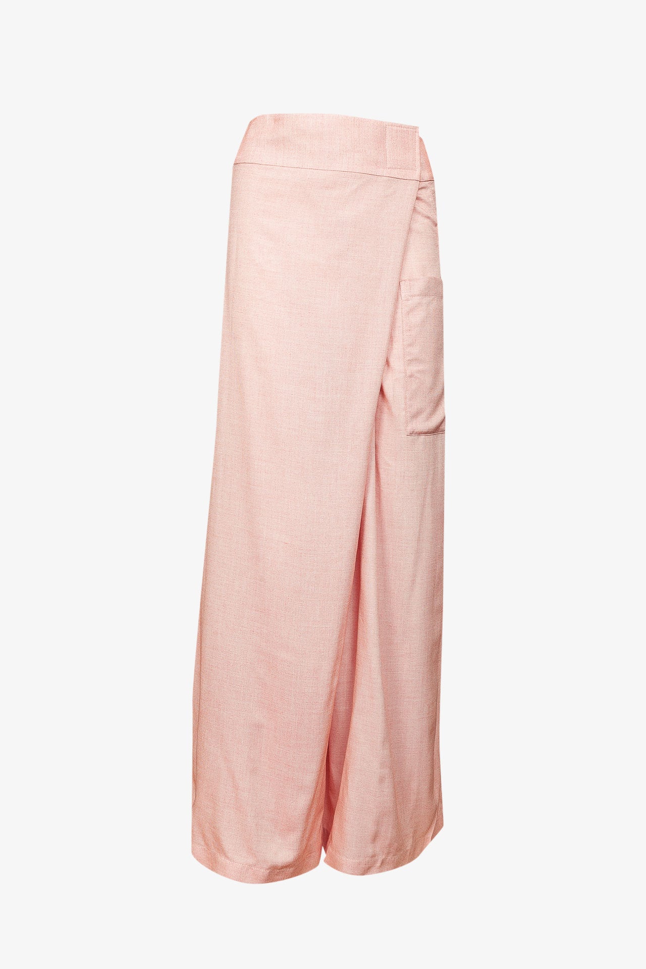 Pantalon Bali Viscose Micro-carreaux Rouge