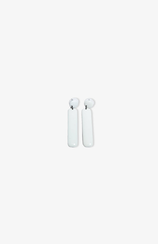 Boucles d’oreilles Barrettes - Blanc