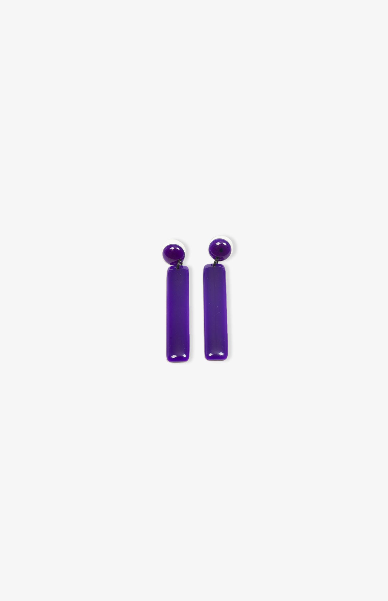 Boucles d’oreilles Barrettes - Violet